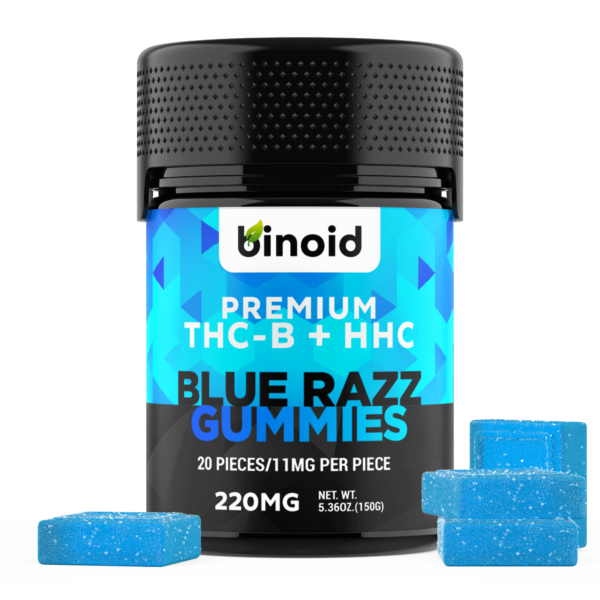 Binoid THC-B + HHC Gummies – Blue Razz