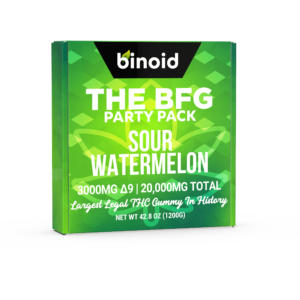 Binoid The BFG – 3000mg Delta 9 THC Gummy – Sour Watermelon