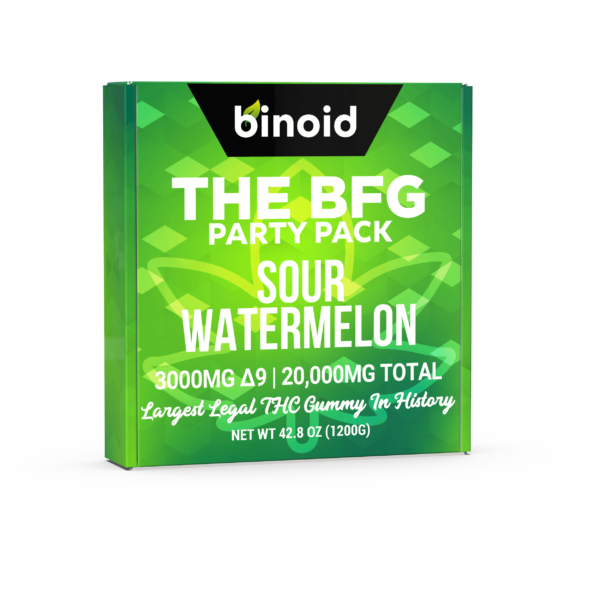 Binoid The BFG – 3000mg Delta 9 THC Gummy – Sour Watermelon