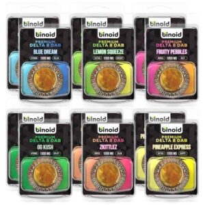 Binoid Delta 8 Wax Dabs Bundle for sale packs - 12