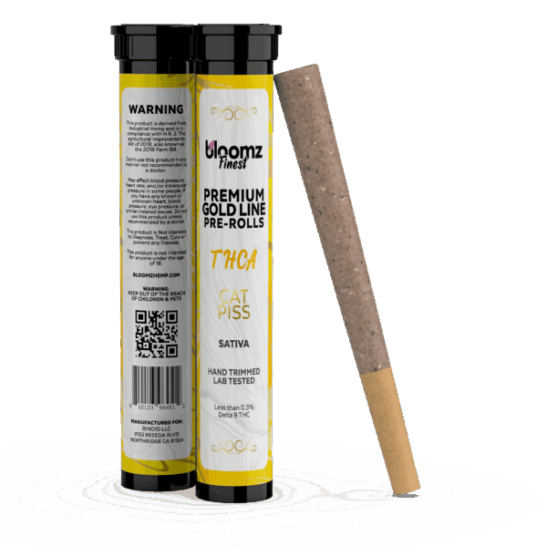 Bloomz Exotic THCA Pre-Rolls Gold Line Cat Piss