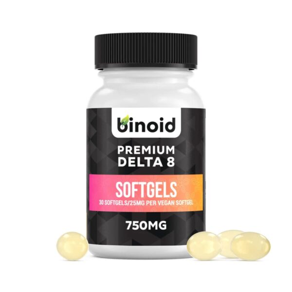 Softgel Capsules Binoid Delta 8 750 MG