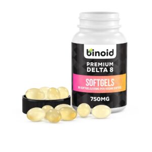 Binoid Premium Delta 8 THC Capsules 750 MG