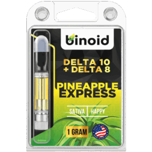 Binoid Delta 10+delta 8 THC Vape pineapple express 1gram