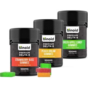 Binoid Delta 8 THC Gummies – Bundle 3 Binoid Delta 8 THC Gummies – Bundle