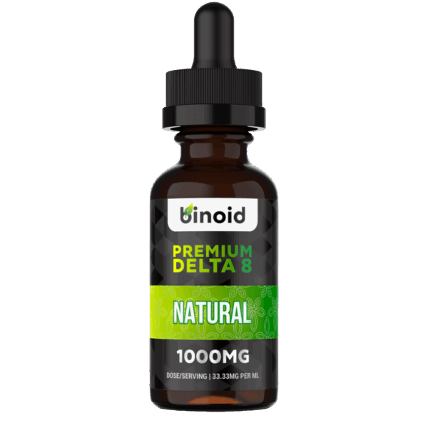 Binoid Delta 8 THC tincture natural 1000mg