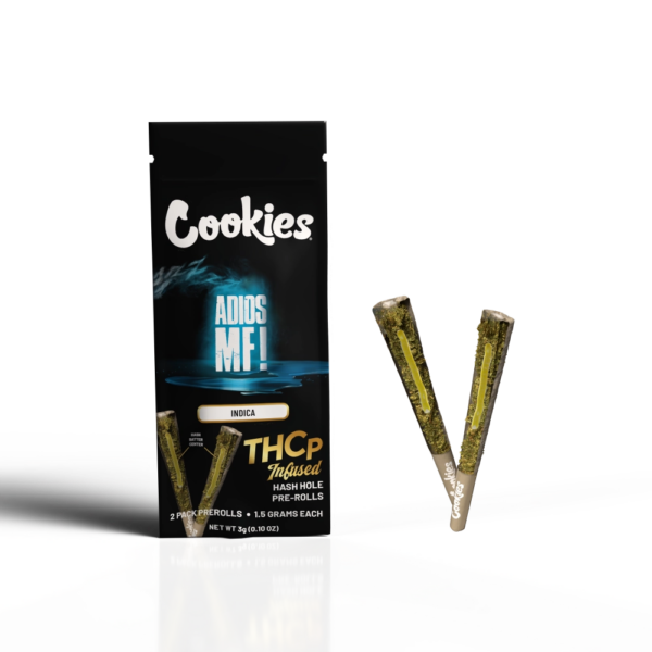 Cookies pre-rolls in packaging adios mf