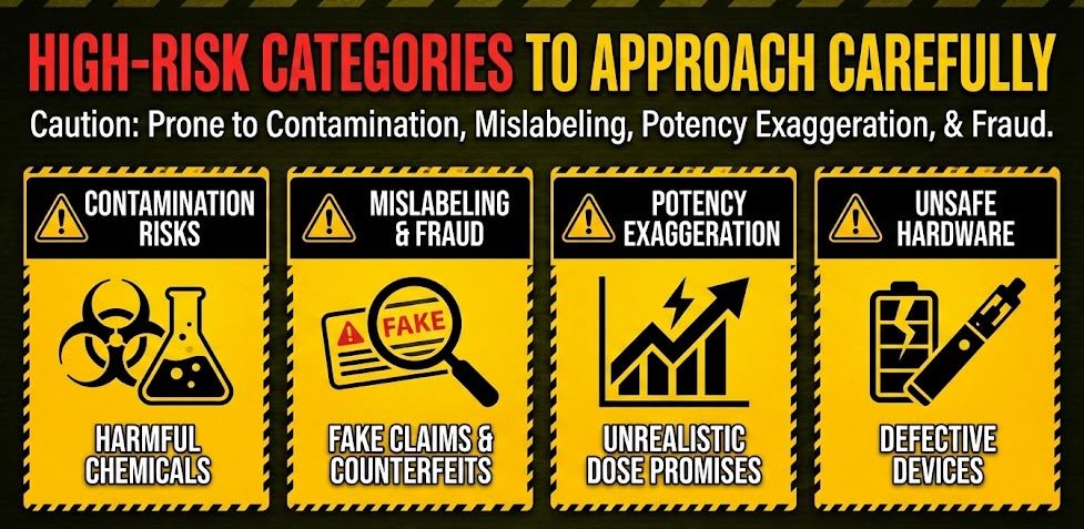 High-Risk Categories to Approach Carefully
