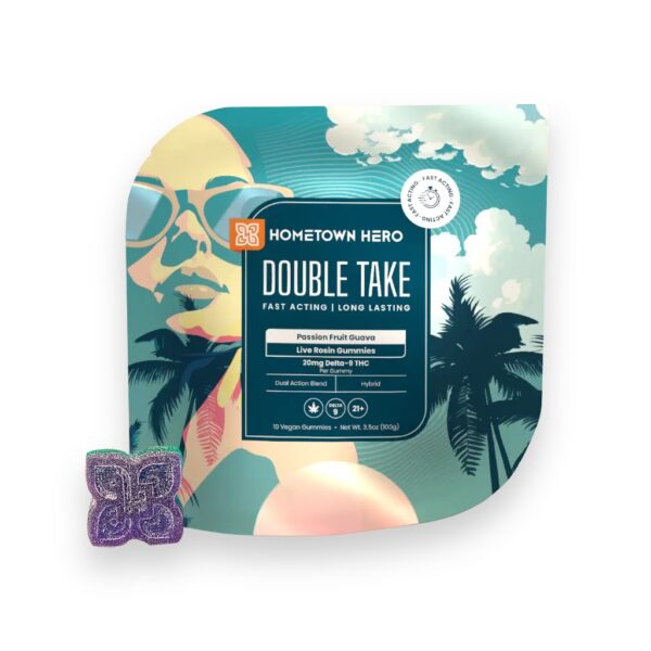 Hometown Hero Double Take Gummies - Passion Fruit Guava
