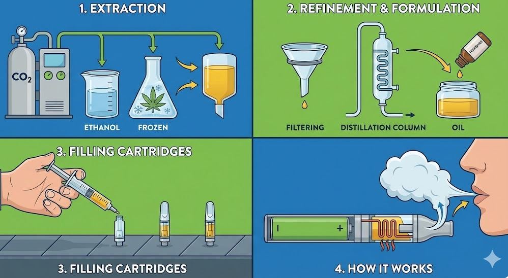 How Vape Cartridges Are Made