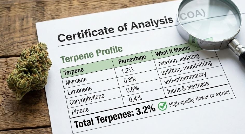 How to Read a Terpene Profile (COA Breakdown)