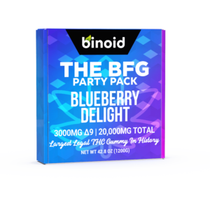 Binoid The BFG – 3000mg Delta 9 THC Gummy – Blueberry Delight