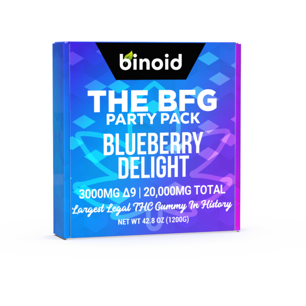 Binoid The BFG – 3000mg Delta 9 THC Gummy – Blueberry Delight