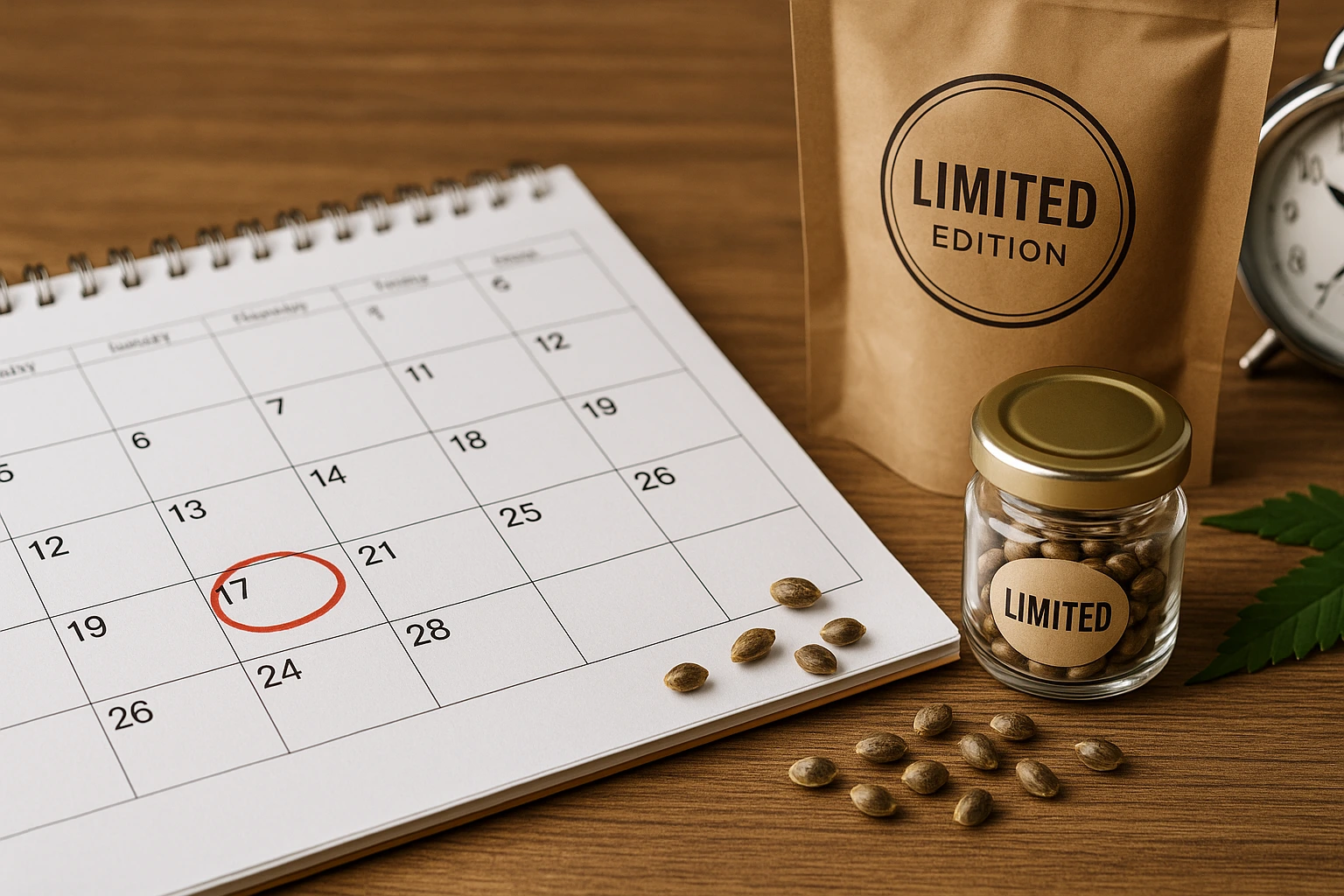 Featured image for “Limited-Edition Cannabis Seeds: Drop Calendar & Early Access”