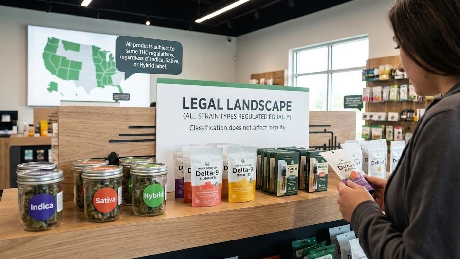 Modern Legal Landscape (Indica vs. Sativa vs. Hybrid)