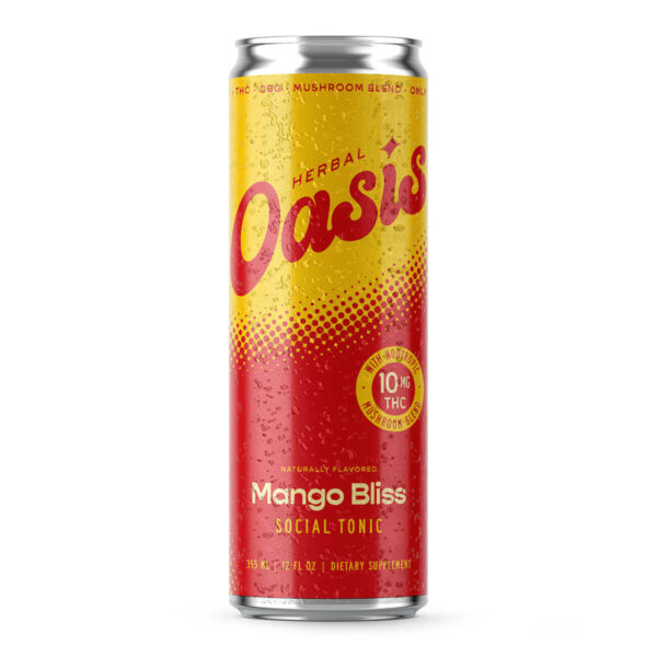 a can of herbal oasis tonic