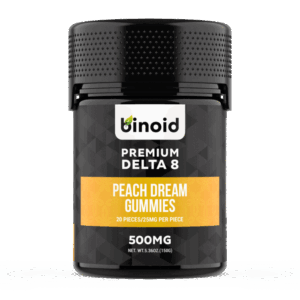 Delta 8 Peach Dream Gummies‍ front image