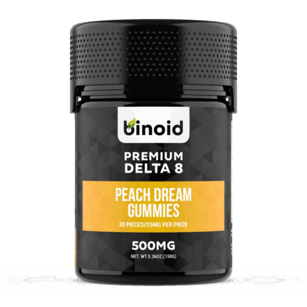 Delta 8 Peach Dream Gummies‍ front image