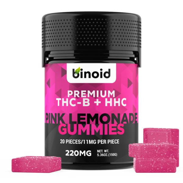 Binoid THC-B + HHC Gummies – Pink Lemonade