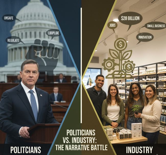 Politicians vs. Industry The Narrative Battle
