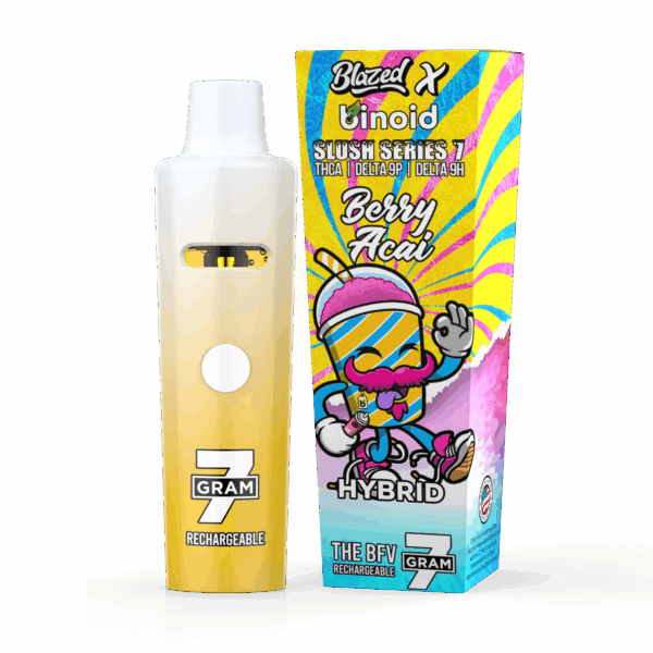 Blazed x Binoid 7 Gram THCA Disposable Vape – Slush Series Review