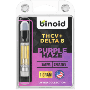 Binoid THCV + Delta 8 THC Vape Cartridge - Purple Haze 2 Binoid THCV + Delta 8 THC Vape Cartridge - Candyland purple haze