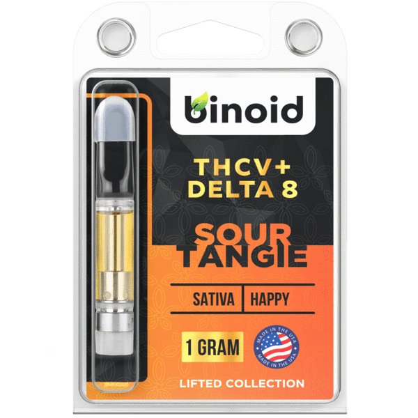 Delta-8 THC vape cartridge sour tangie 1gram