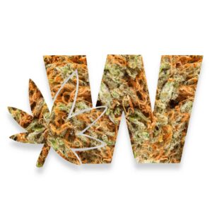 Weed Logo Orange Cookie