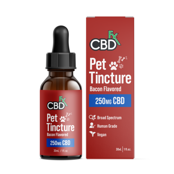 CBDfx CBD Oil for Dogs – Bacon Flavored – 250 to 2000mg Review