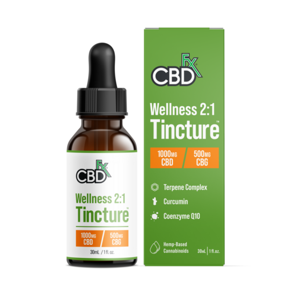 CBDfx CBD + CBG Oil Wellness Tincture 1000-6000mg Review
