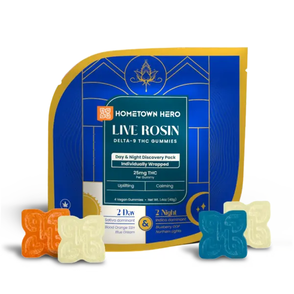 variety pack of 25mg gummies