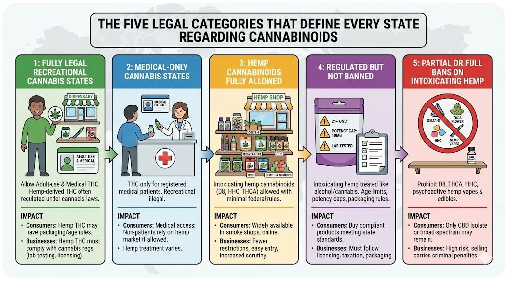 five legal categories