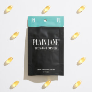 Plain Jane 25 mg Delta 8 THC Gel Capsules - 250MG - 10 Count 3 plain jane d8 capsules 30187.1725320826