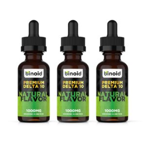 Delta 10 THC Tinctures - Bundle 1000mg natural flavor