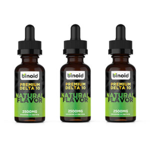 Delta 10 THC Tinctures - Bundle natural flavor 2500mg