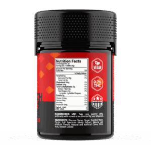 Compliant Delta 9 Gummies Nutritional Facts Supplement Facts How To Use benefits fruity punch