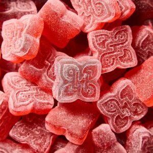 red-gummies-pile