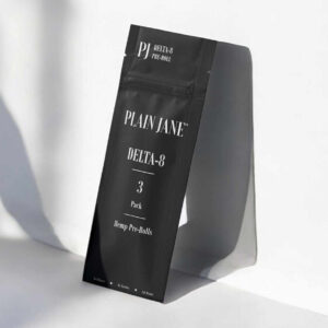 1 pack of Plain Jane Delta-8 THC Hemp Filtered Pre-Rolls (3-Count)