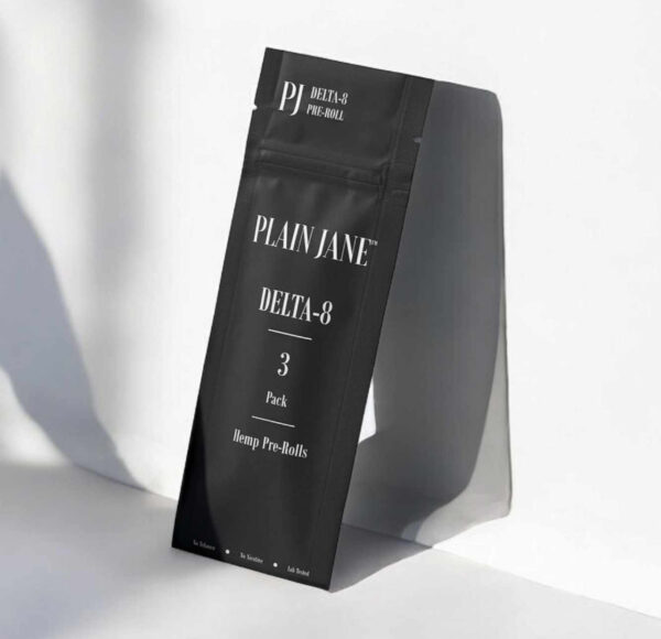 1 pack of Plain Jane Delta-8 THC Hemp Filtered Pre-Rolls (3-Count)