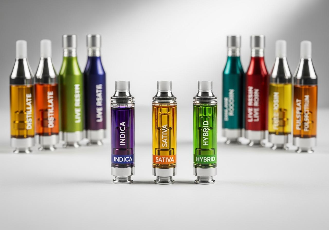  THC Cartridge Types and Strains 