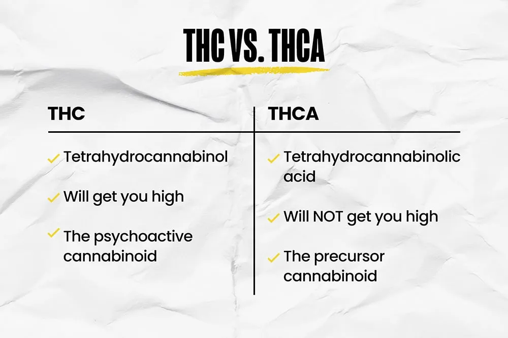 THC vs THCA
