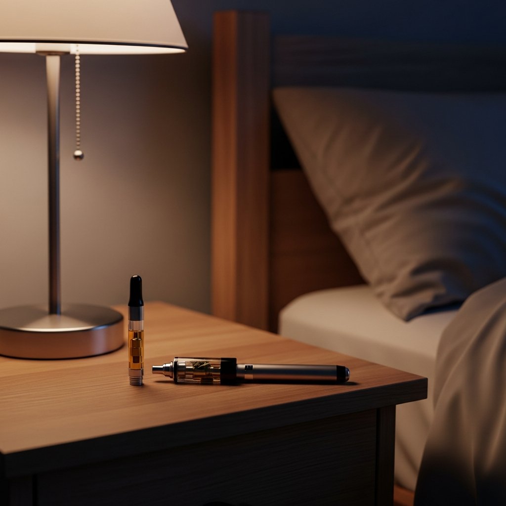Featured image for “Are THC Carts Safe to Use Before Bed?”
