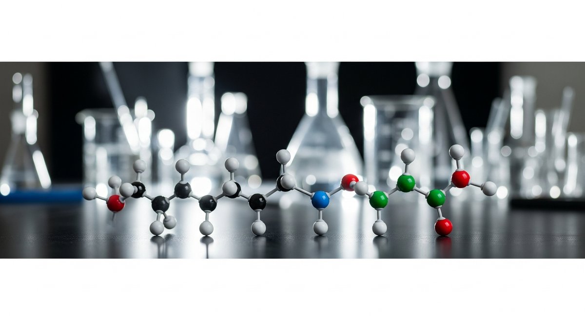 Two molecular model structures on a lab bench illustrating subtle chemical differences between cannabinoid compounds