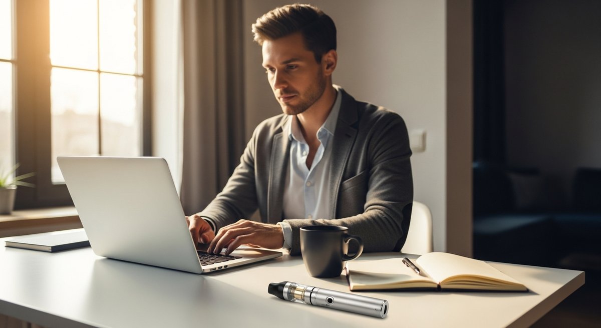 New Home 52 Featured image for “How to Use a Vape for Work Without Getting Too High”