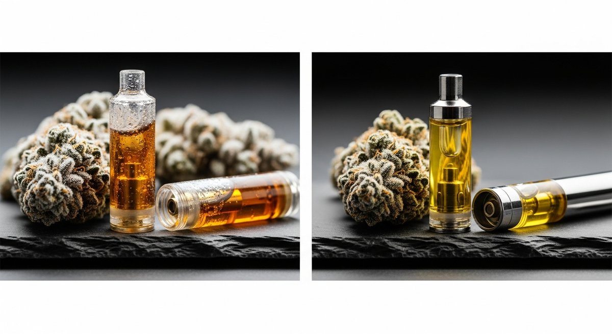 Featured image for “Live Resin strain vs Distillate carts strain — Which Is Right for You?”