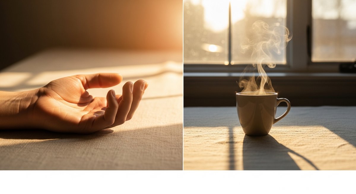Myrcene dominant strain vs Limonene dominant strain — Which Is Right for You? 6 Split editorial scene contrasting myrcene body relaxation warmth on the left with limonene uplifting morning energy on the ri