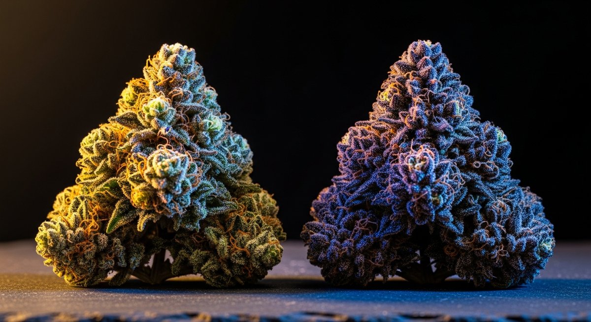 Featured image for “Purple Haze strains vs Grape Ape Strains — Which Is Right for You?”