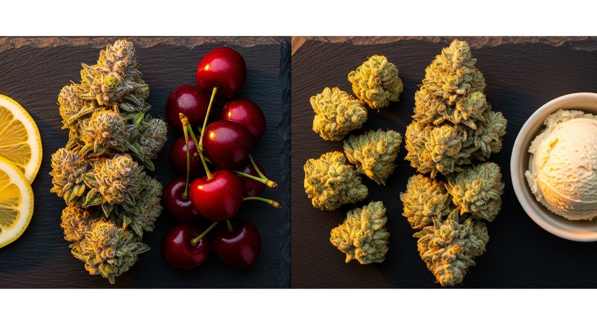 Featured image for “Lemon Cherry Gelato strain vs Gelato strain — Which Is Right for You?”