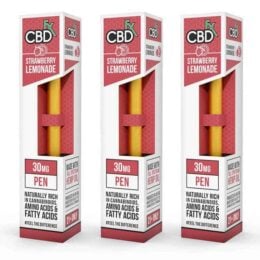 CBDfx CBD Vape Pen Strawberry Lemonade 30mg 3 pack