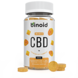 Binoid CBD Gummies – mango 300mg front image
